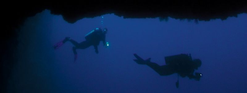 divers below